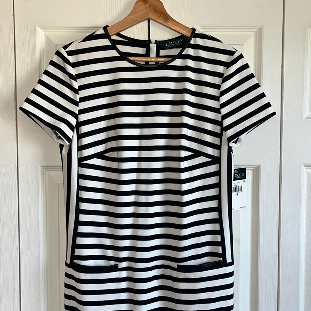 NWT short sleeve Ralph Lauren sheath dress size 6